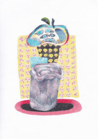 http://www.arturmoser.de/files/gimgs/th-32_Verbotene  Frucht und Kerze, 2020, Buntstiftzeichnung, 29,6 x 21 cm, AM.jpg